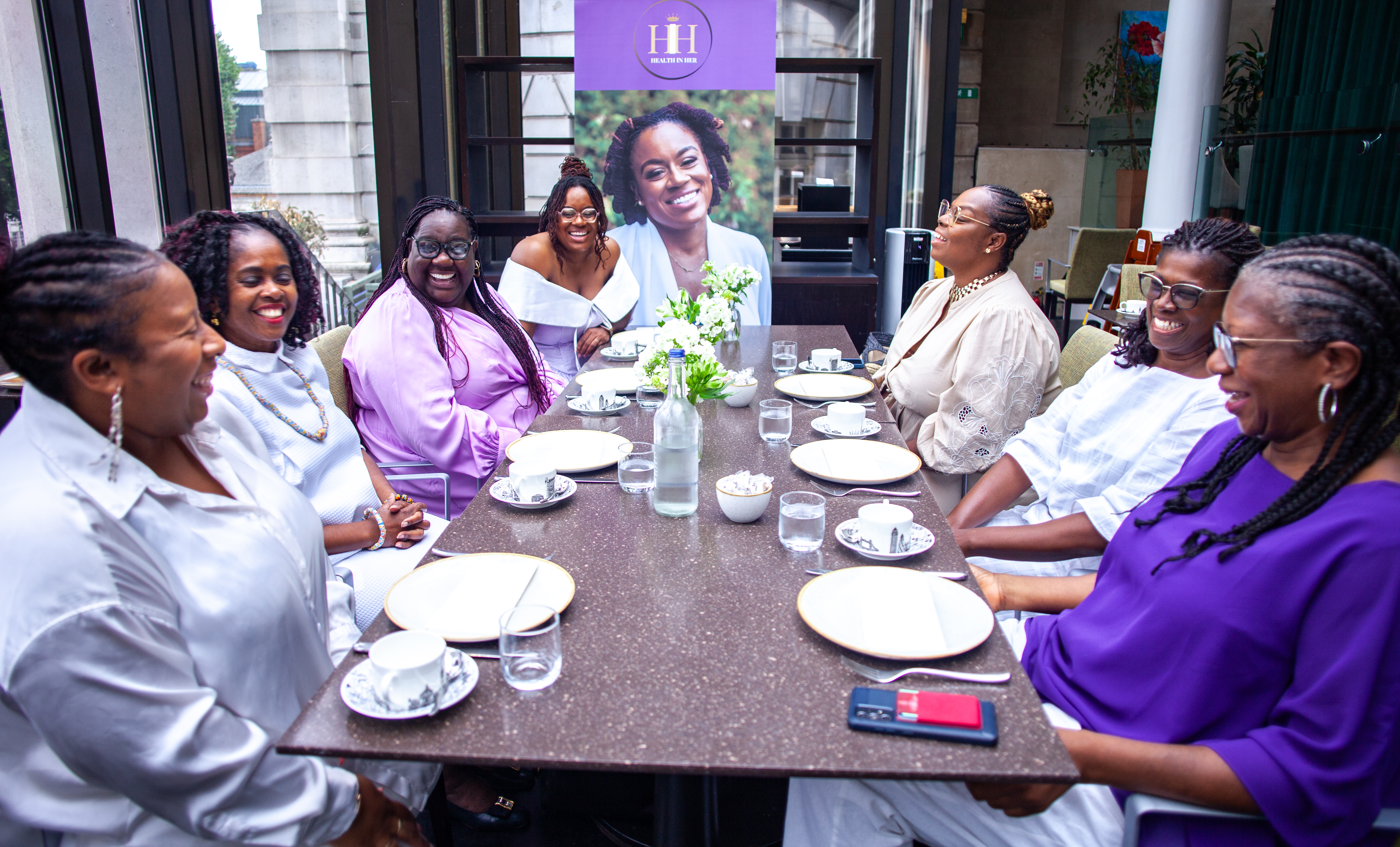 Women gathered at The Dilly